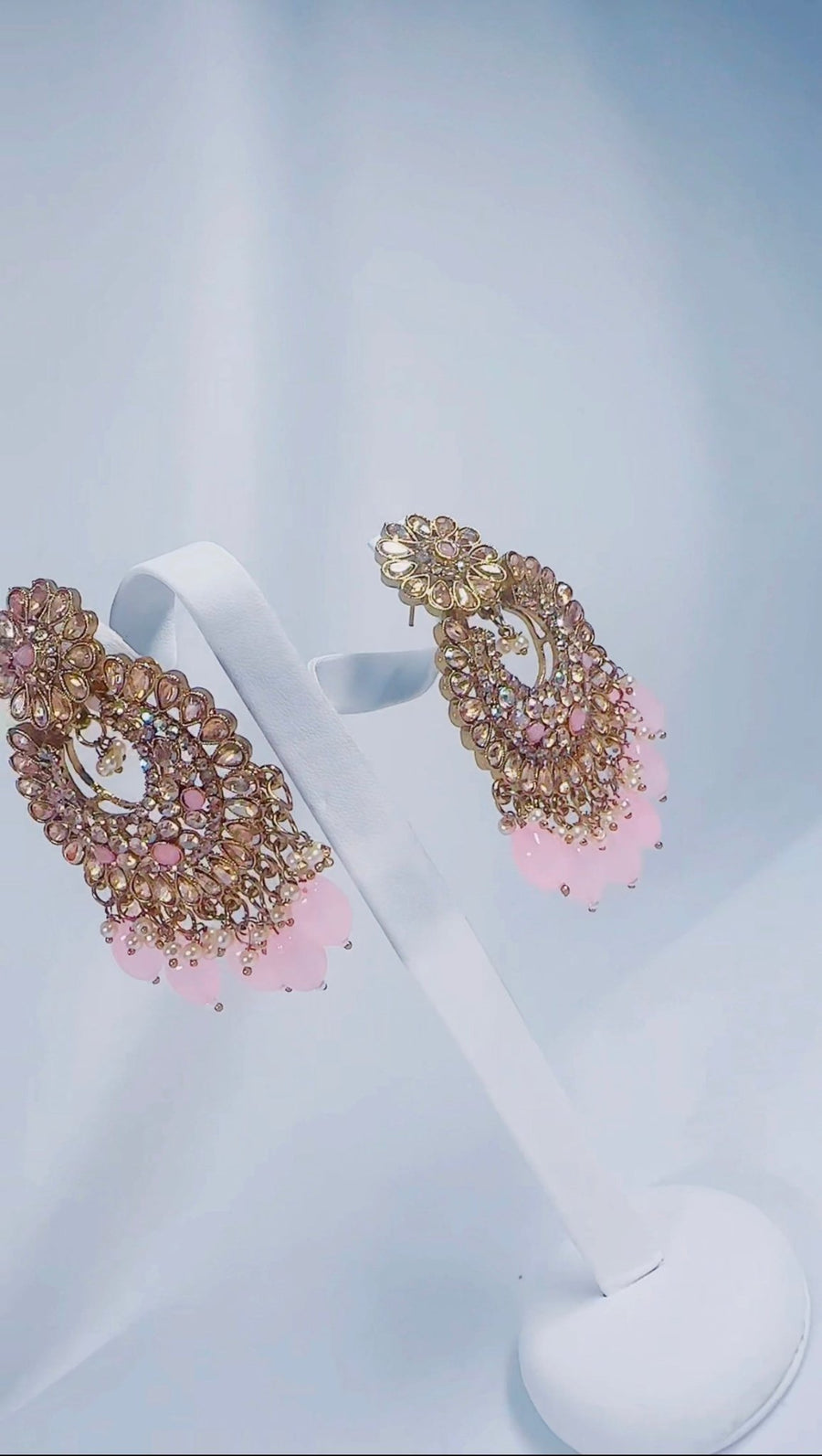 Indian Pakistani Jewellery Juhainah: baby pink choker set - Bijoux Pieces