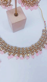 Indian Pakistani Jewellery Rashida: baby pink and stunning bronze stones! - Bijoux Pieces