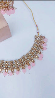 Indian Pakistani Jewellery Rashida: baby pink and stunning bronze stones! - Bijoux Pieces