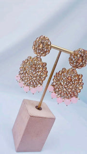 Indian Pakistani Jewellery Rashida: baby pink and stunning bronze stones! - Bijoux Pieces