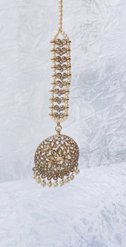 Nazma: Earring & tikka set - Bijoux Pieces